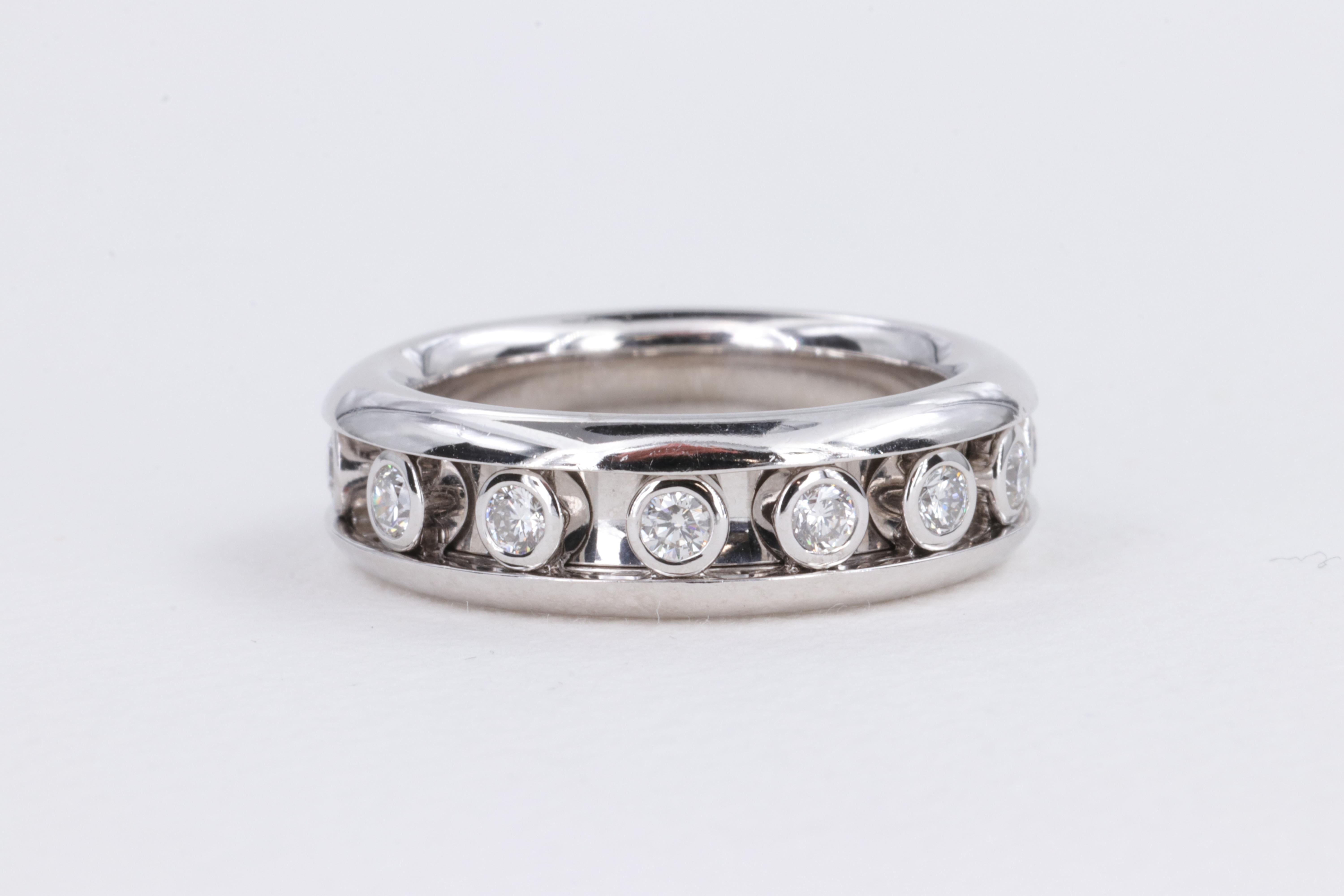 Dior Bracelet flottant en or blanc 18 carats avec diamants Unisexe en vente