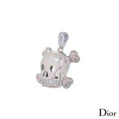 Pendentif tête de mort en diamant Dior Diamond Tete De Mort