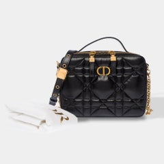 Dior Dior Caro Shoulder Bag Black