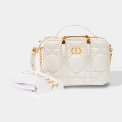 Dior Dior Caro Shoulder Bag White