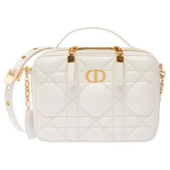 Dior Dior Caro Shoulder Bag White