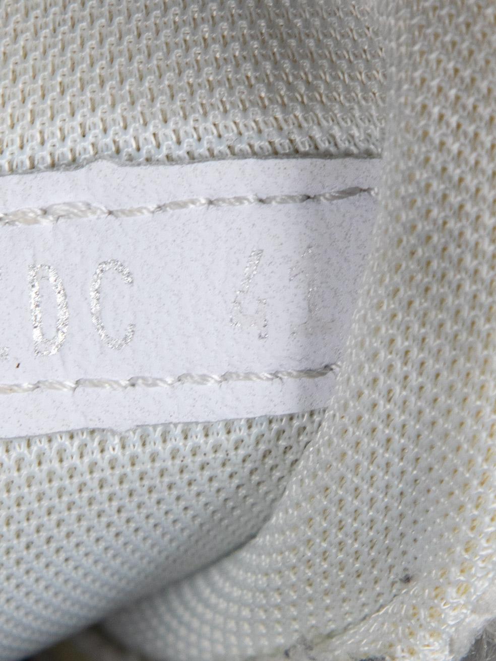 Dior Dior Homme White Leather & Mesh B22 Trainers Size IT 41 1
