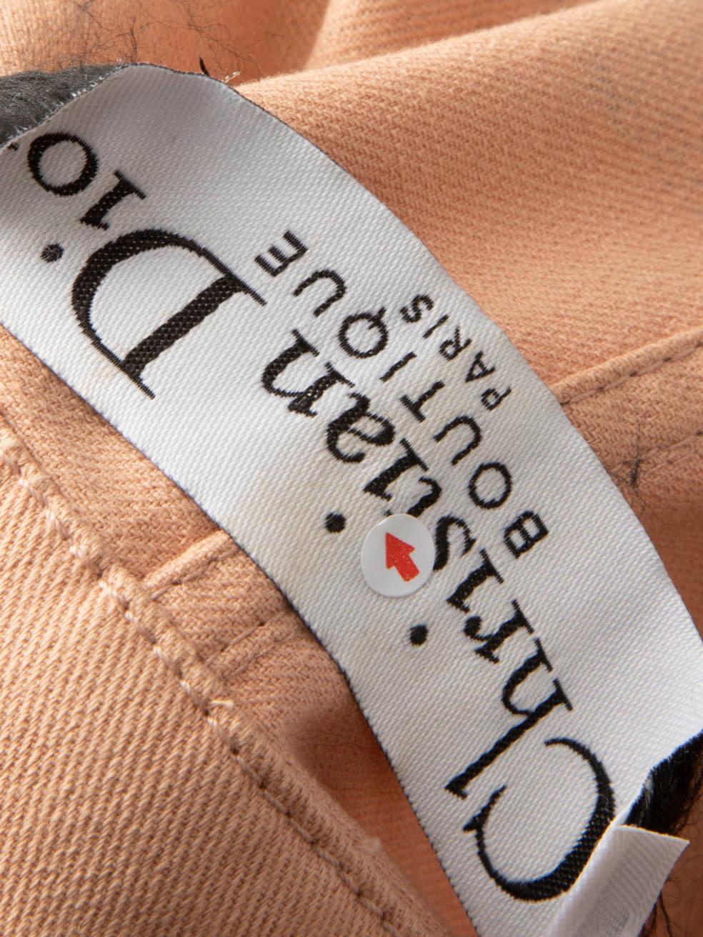 Dior Dior Spring 2006 Runway Blush Pink Denim Lace Coat Size M 2