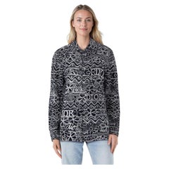 Dior Dior x Shawn Stussy Floral & Logo Print Shirt Size S