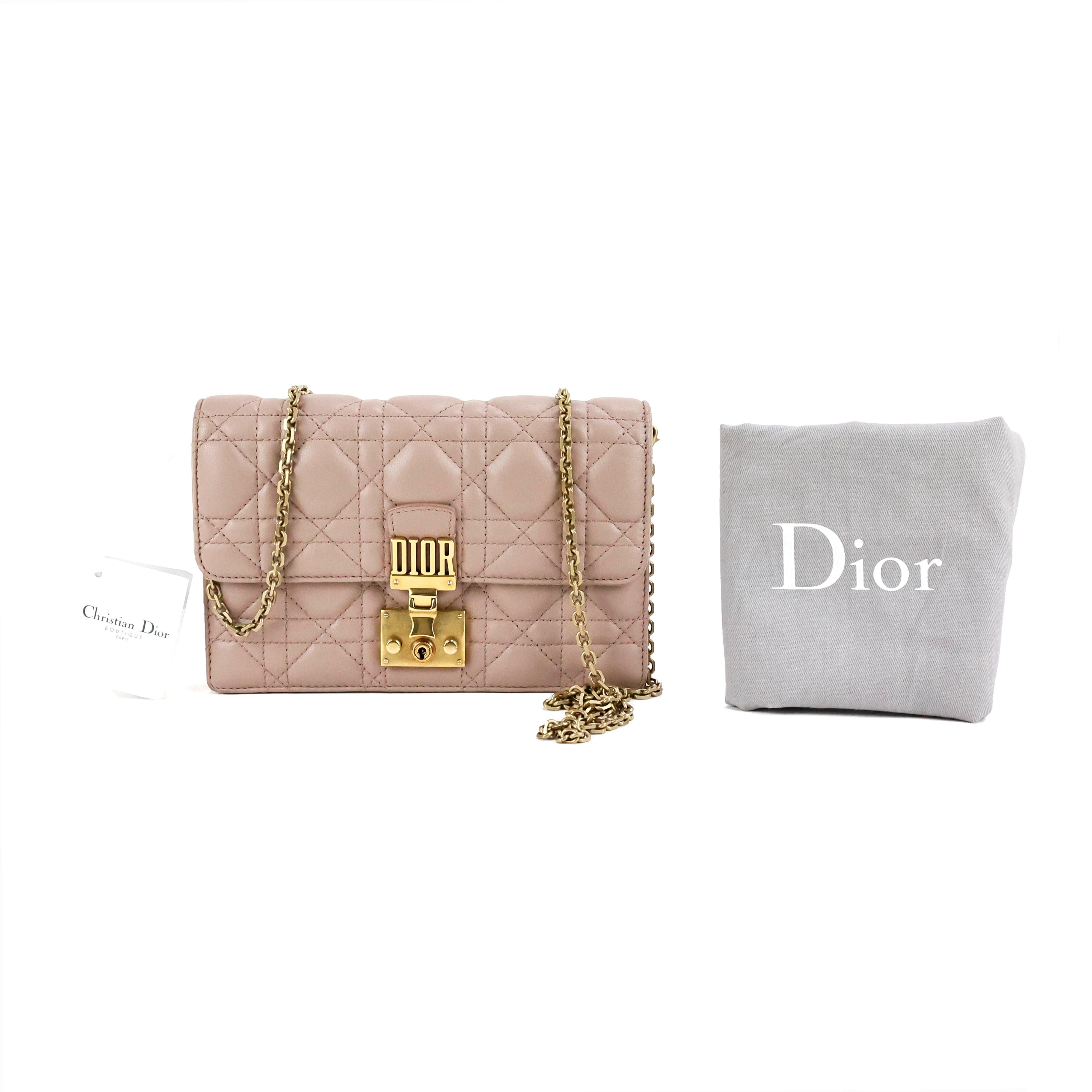 Women's Dior DiorAddict crossbody bag in leather For Sale