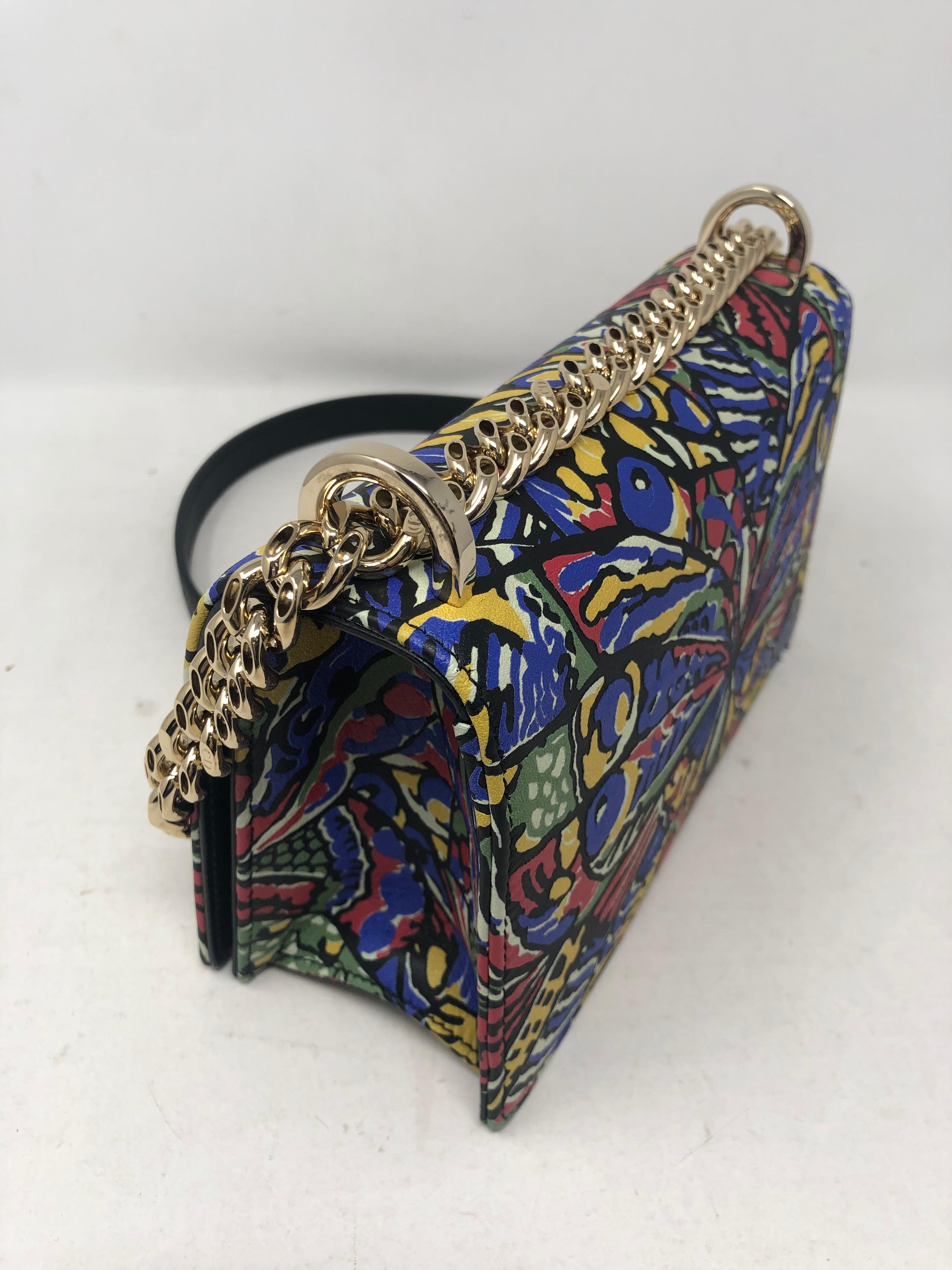 Dior Diorama Butterfly Crossbody Bag  In New Condition In Athens, GA