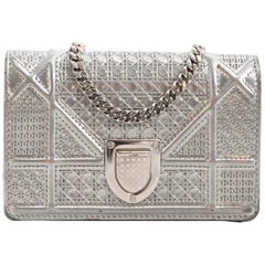 thrill Array of Employer Dior Diorama Mini Silver Bag at 1stDibs | dior silver bag, silver diorama