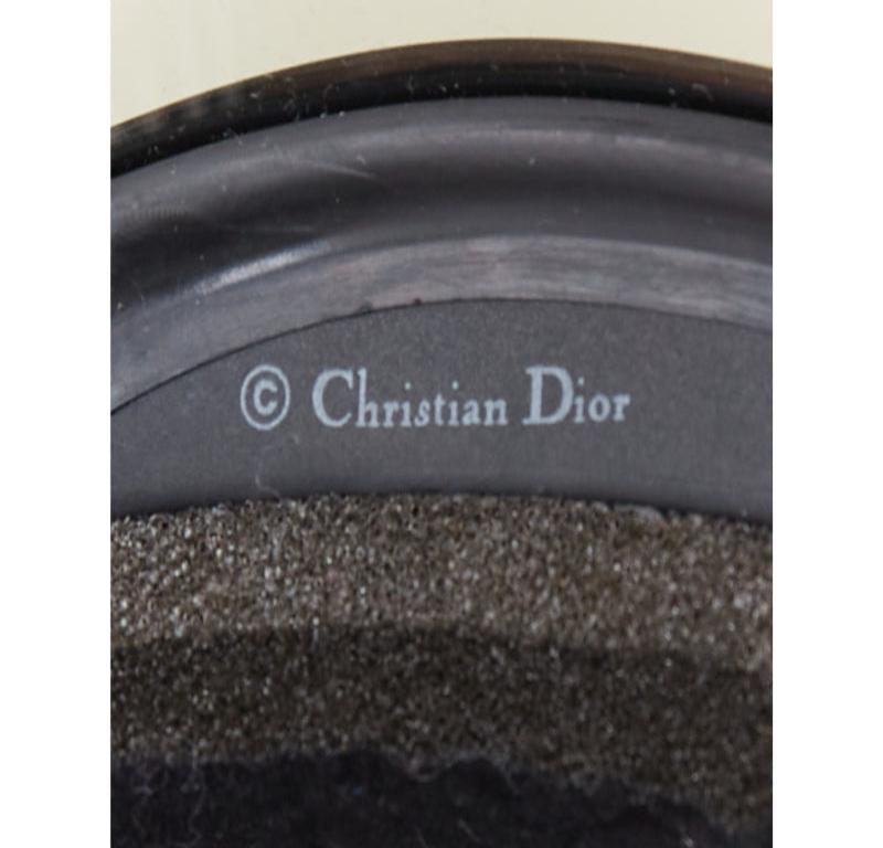 DIOR Diorclub1 cappello da sole con visiera con logo J'adior nero grigio in vendita 4