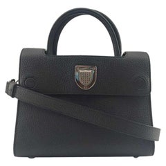 DIOR Diorever Shoulder bag in Black Leather