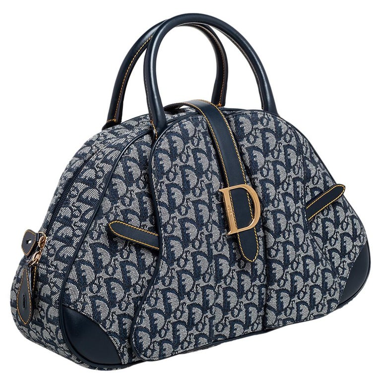 Christian Dior Vintage Saddle Bag Diorissimo Canvas Medium – Reeluxs Luxury