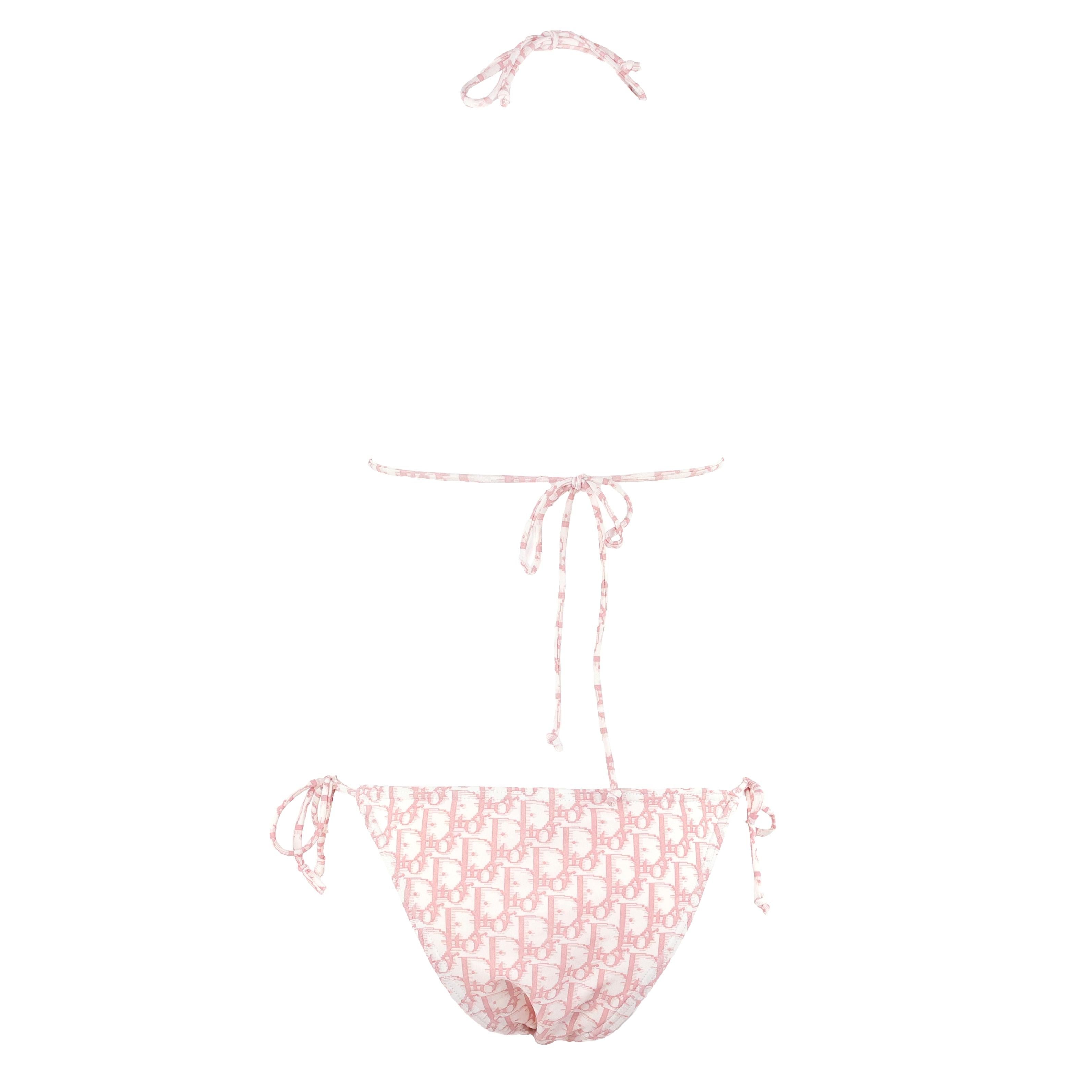 Women's Dior Diorissimo pink monogram bikini