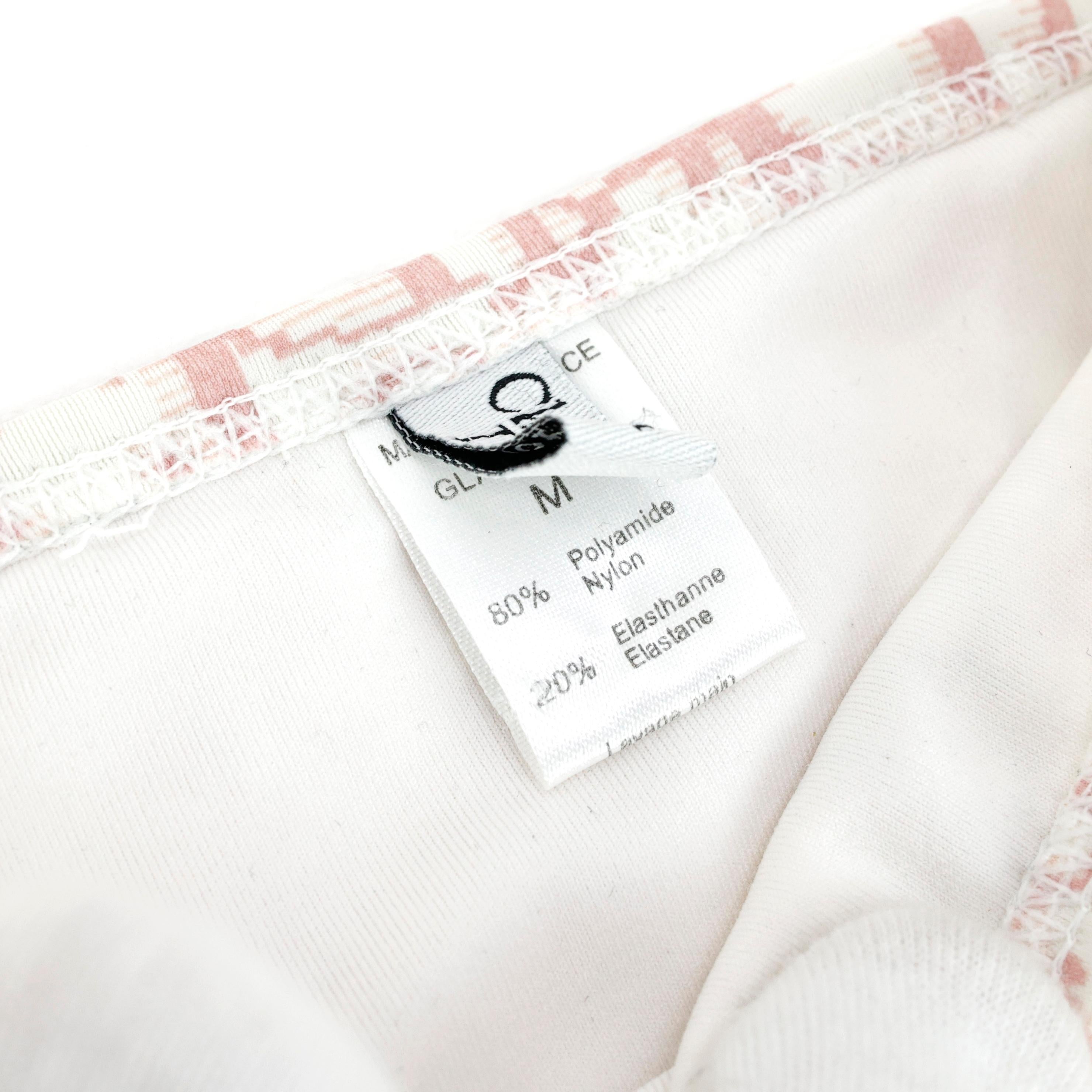 Dior Diorissimo pink monogram bikini For Sale 1