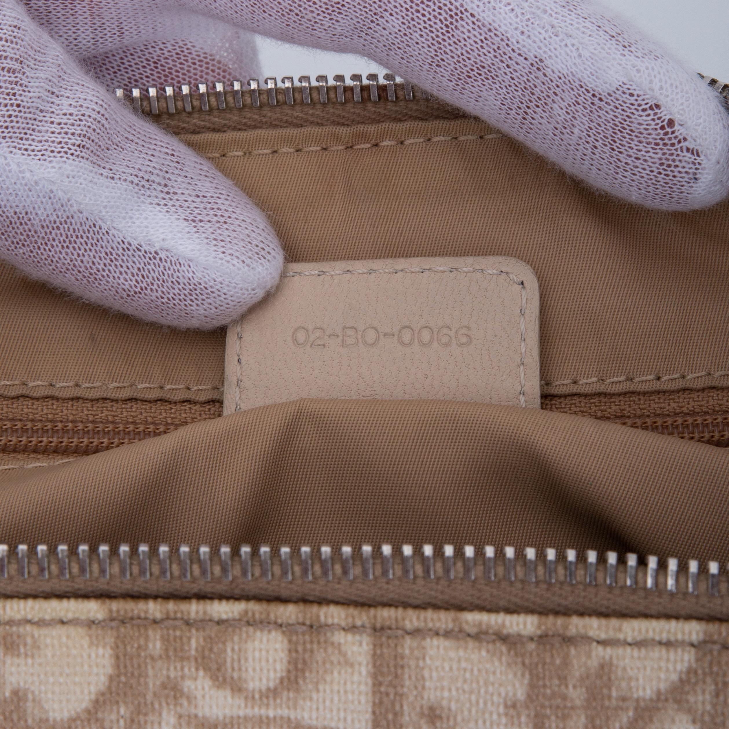 Dior Diorissimo Trotter Romantique Beige Boston Handbag (2006) 2