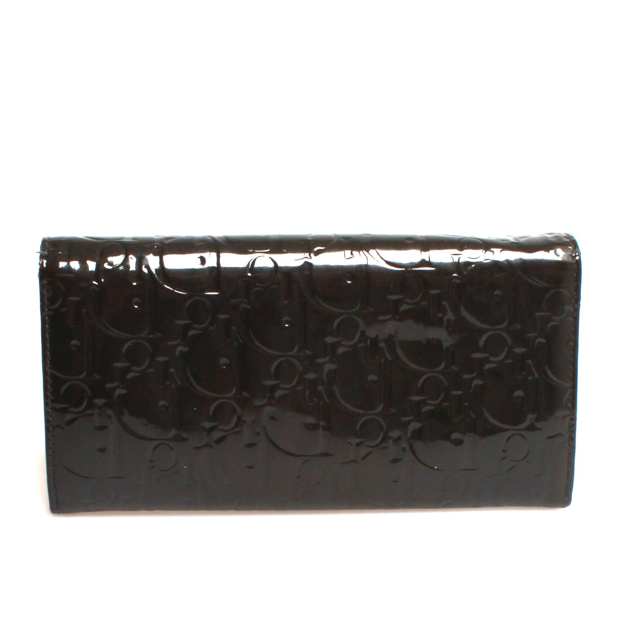 Black Dior Diorissimo Wallet For Sale
