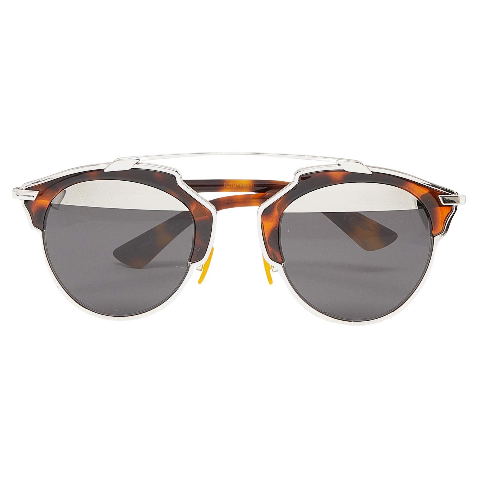 Dior DiorSoReal Brown Havana/Grey AOOMD Split Lens Sunglasses For Sale