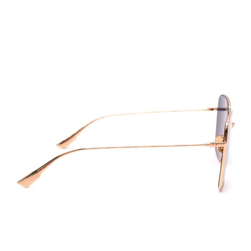 diorstellaire square metal sunglasses