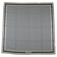 Dior "Diortwin" Monogram Silk Shawl