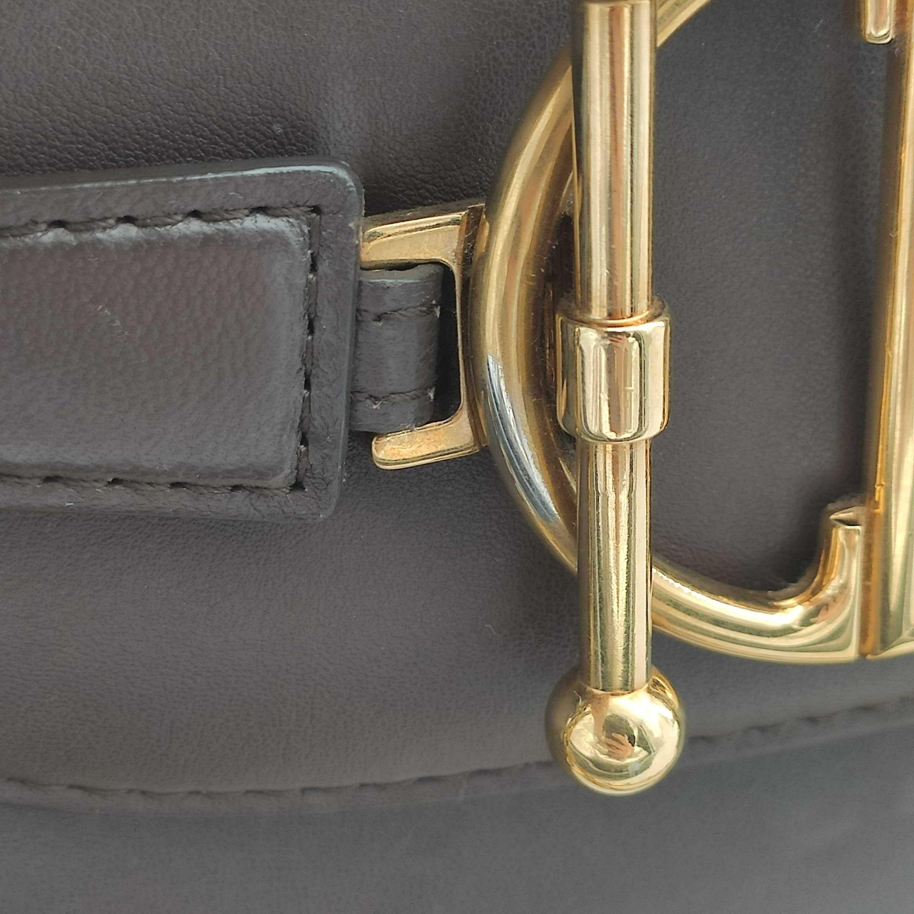 DIOR Direction Shoulder bag in Brown Leather 8