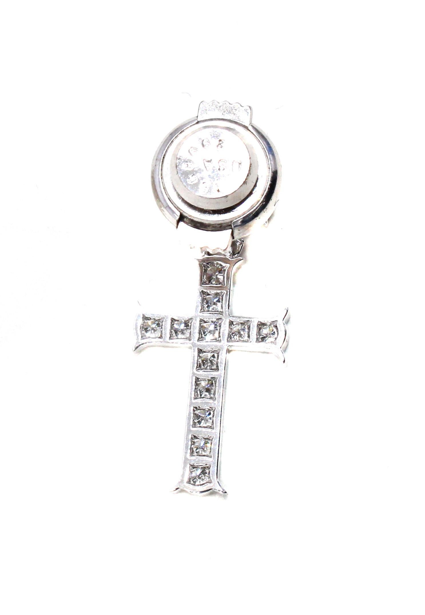 dior cross necklace