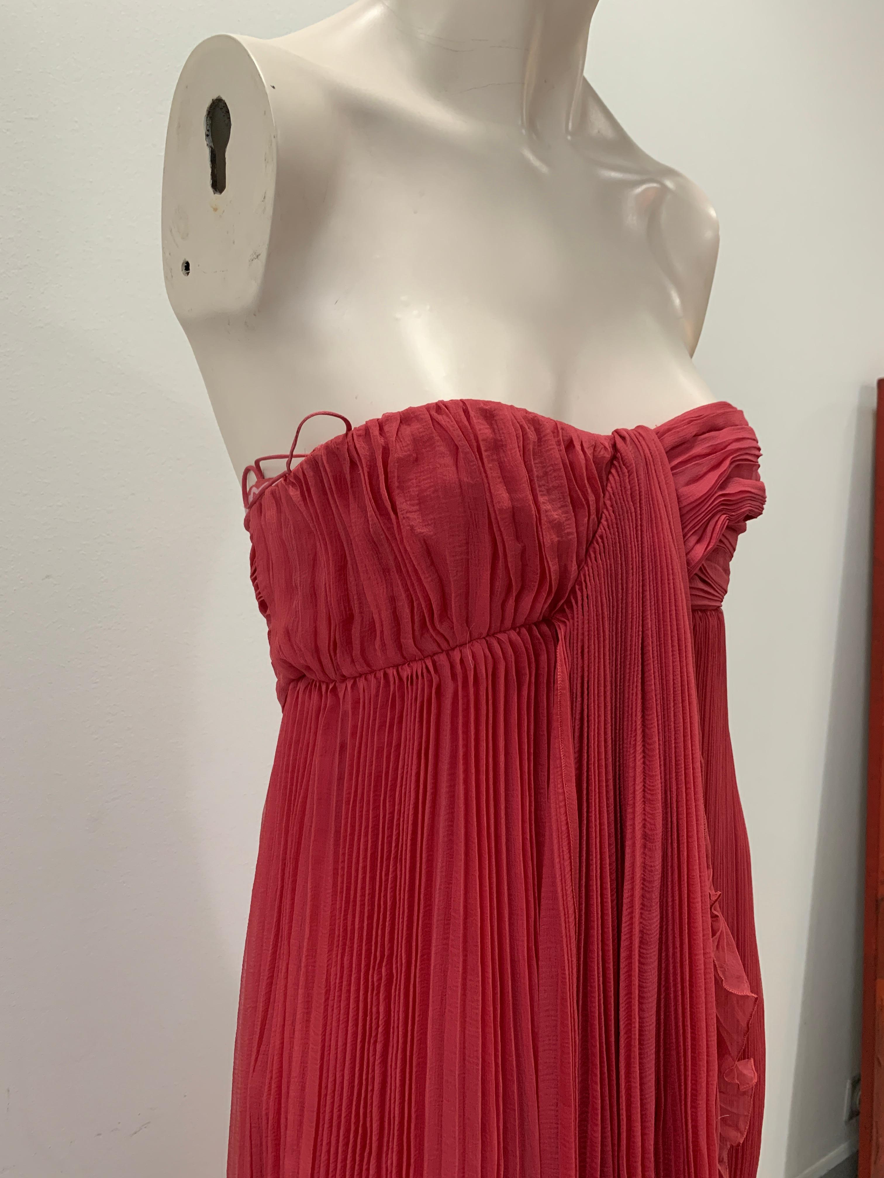 Christian Dior & John Galliano 7C cruise / resort 2007 silk evening dress runway For Sale 6