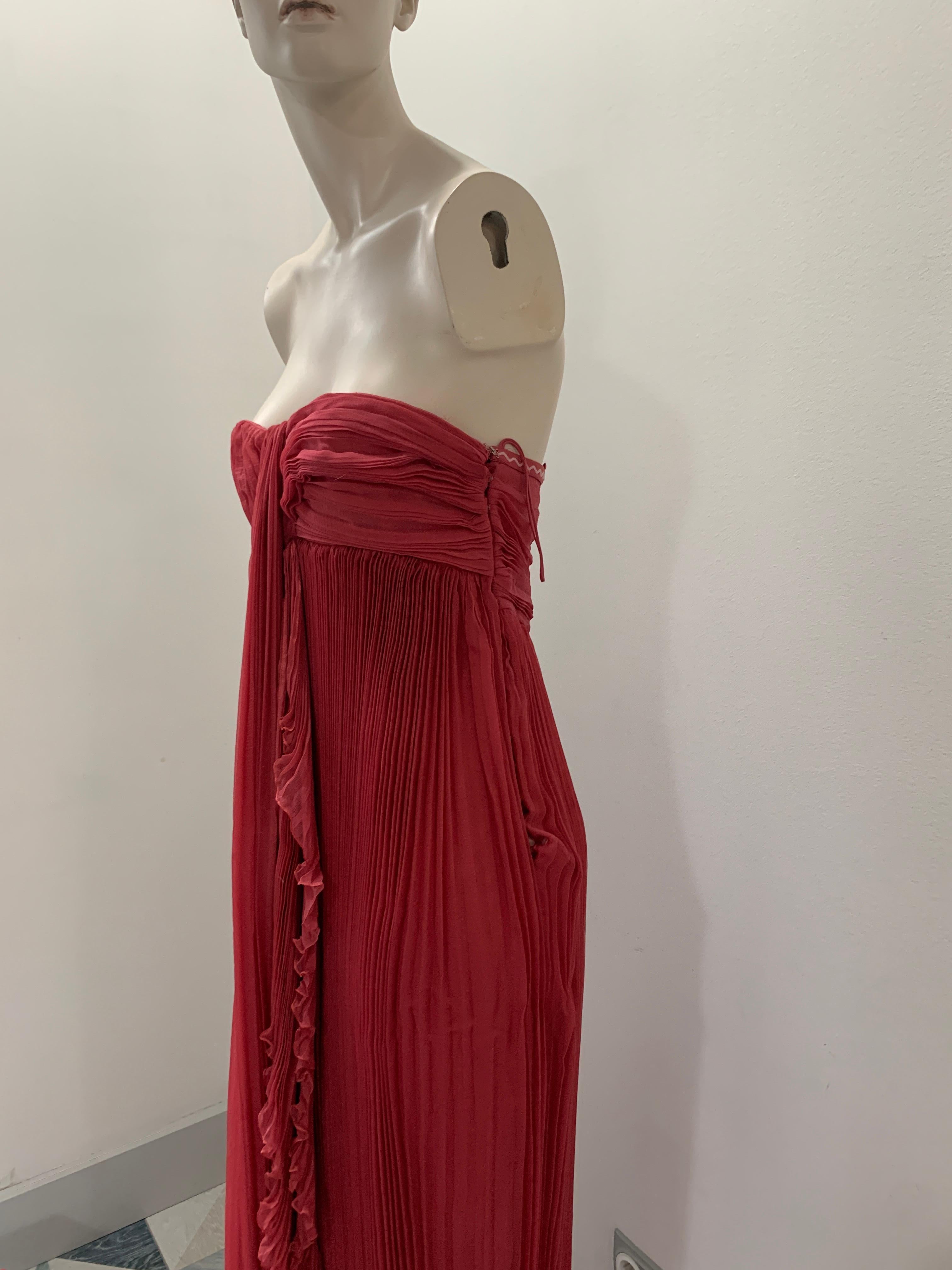 Christian Dior & John Galliano 7C cruise / resort 2007 silk evening dress runway For Sale 7