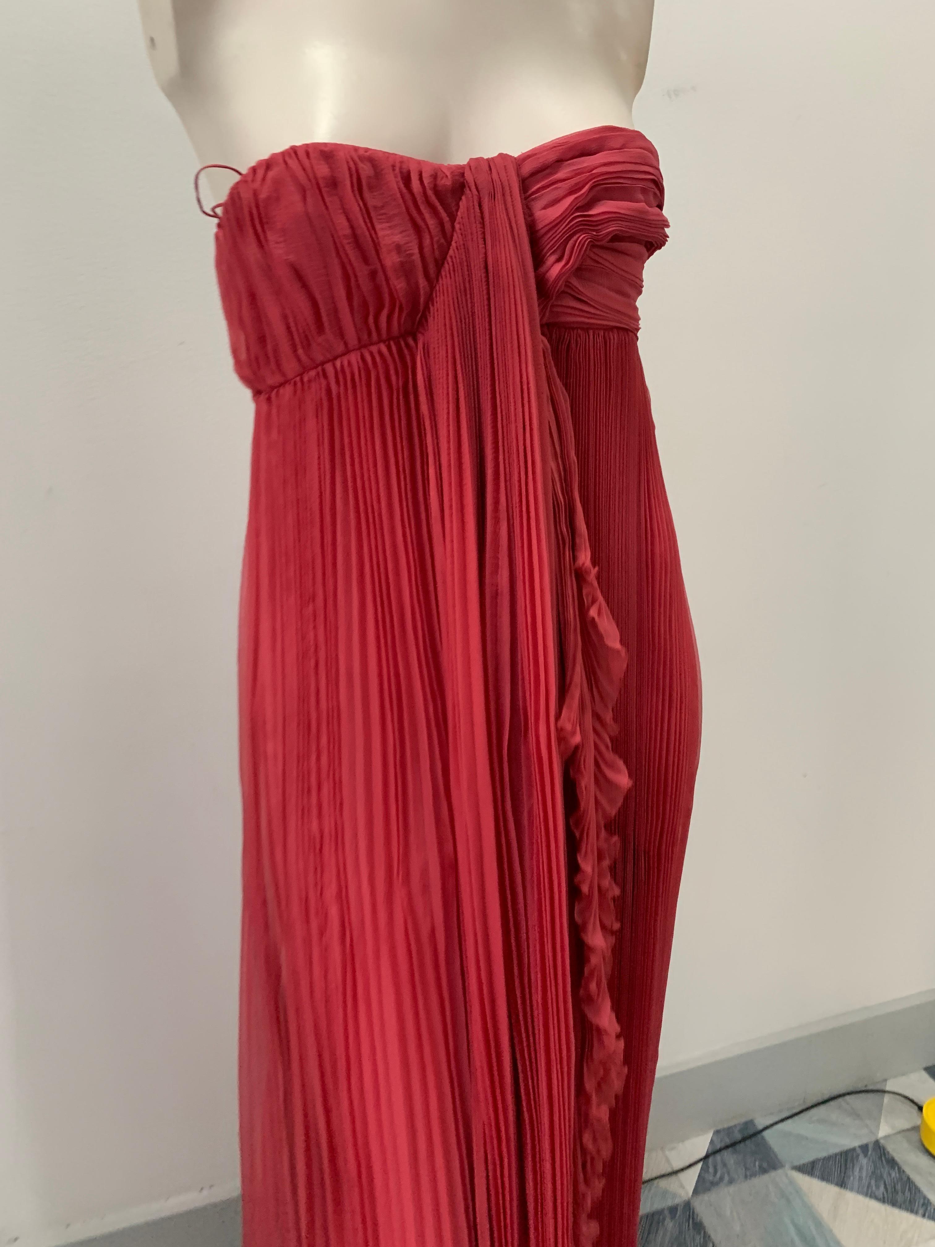 Christian Dior & John Galliano 7C cruise / resort 2007 silk evening dress runway For Sale 8