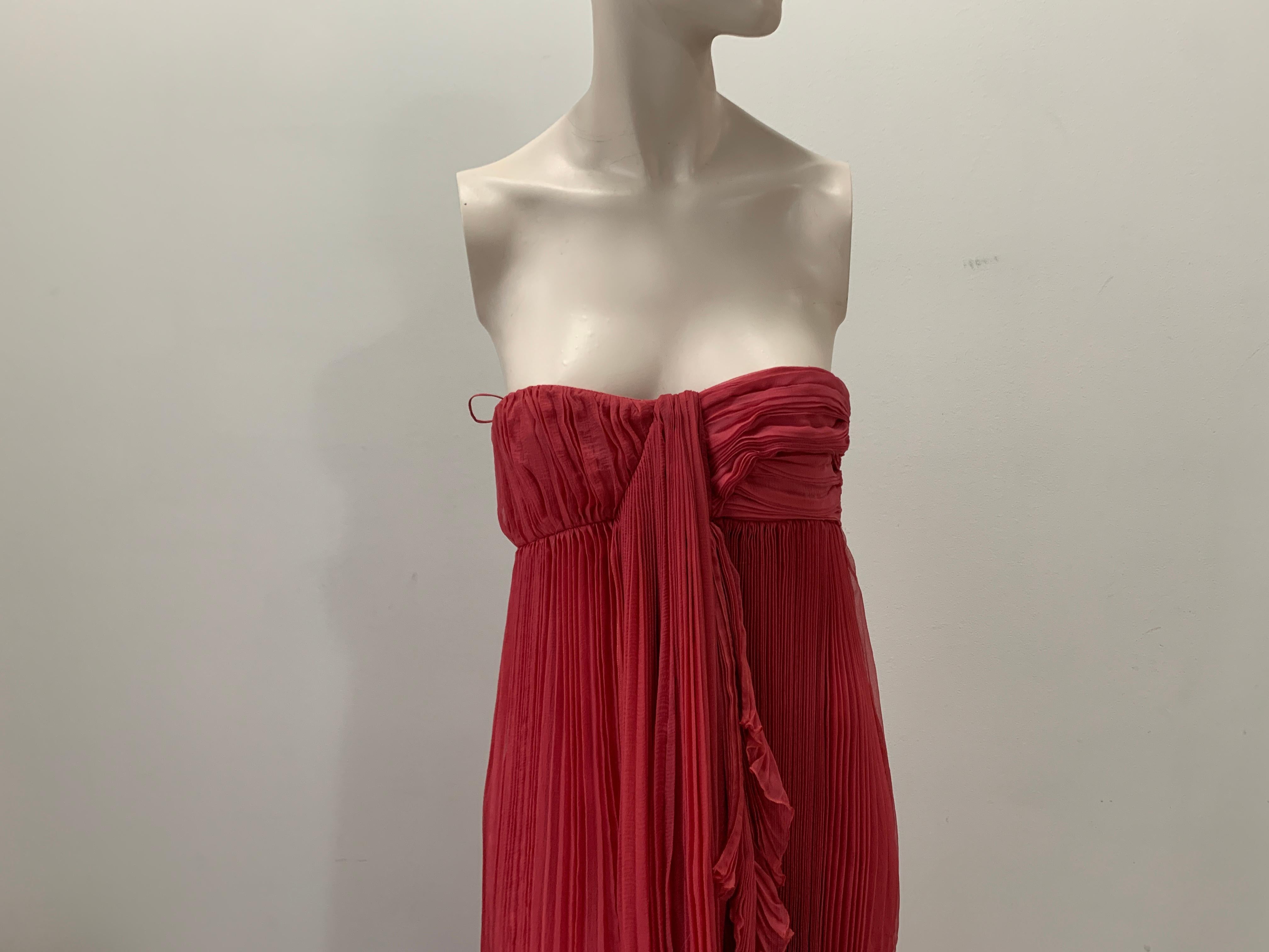 Christian Dior & John Galliano 7C cruise / resort 2007 silk evening dress runway For Sale 13