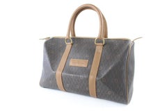 Dior Duffle Trotter Boston 15dz0724 Black Coated Canvas Weekend/Travel Bag