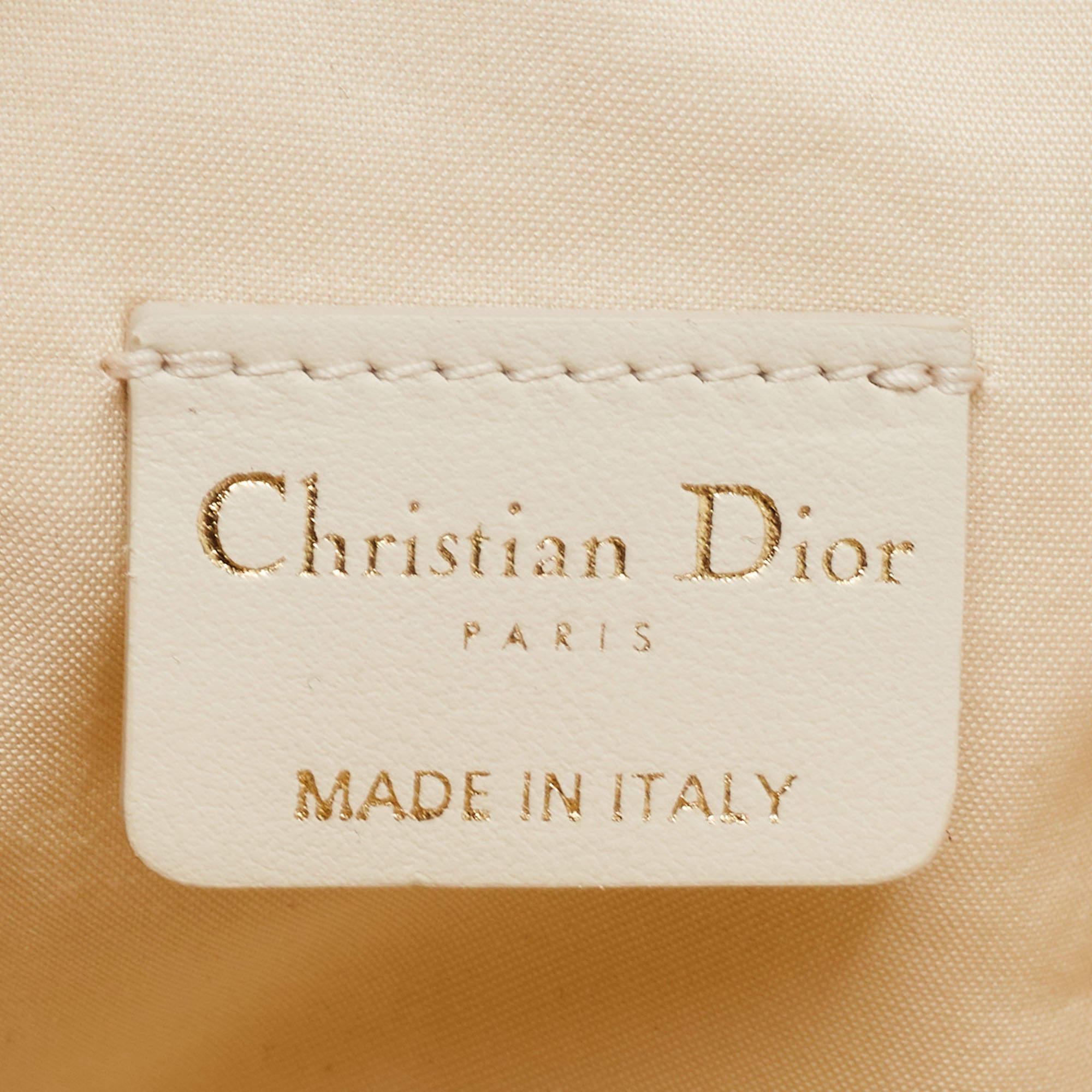 Dior Dusty Ivory Cannage Dream Bucket Bag 1