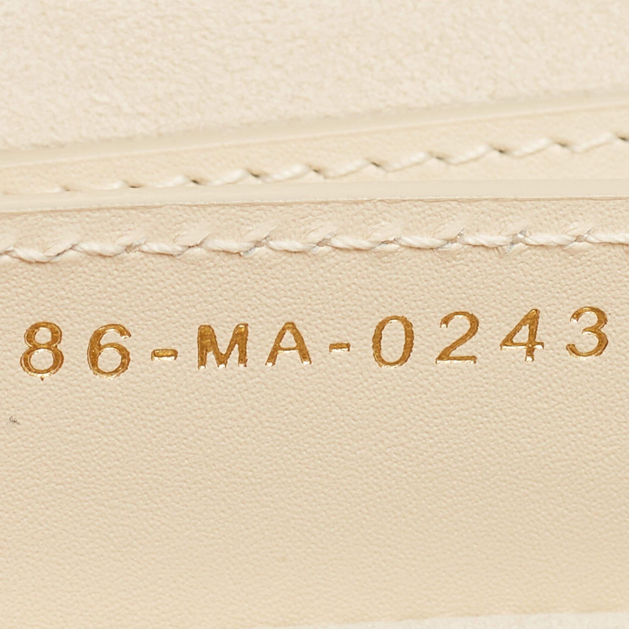 Dior Dusty Ivory Leather 30 Montaigne Avenue Shoulder Bag 4