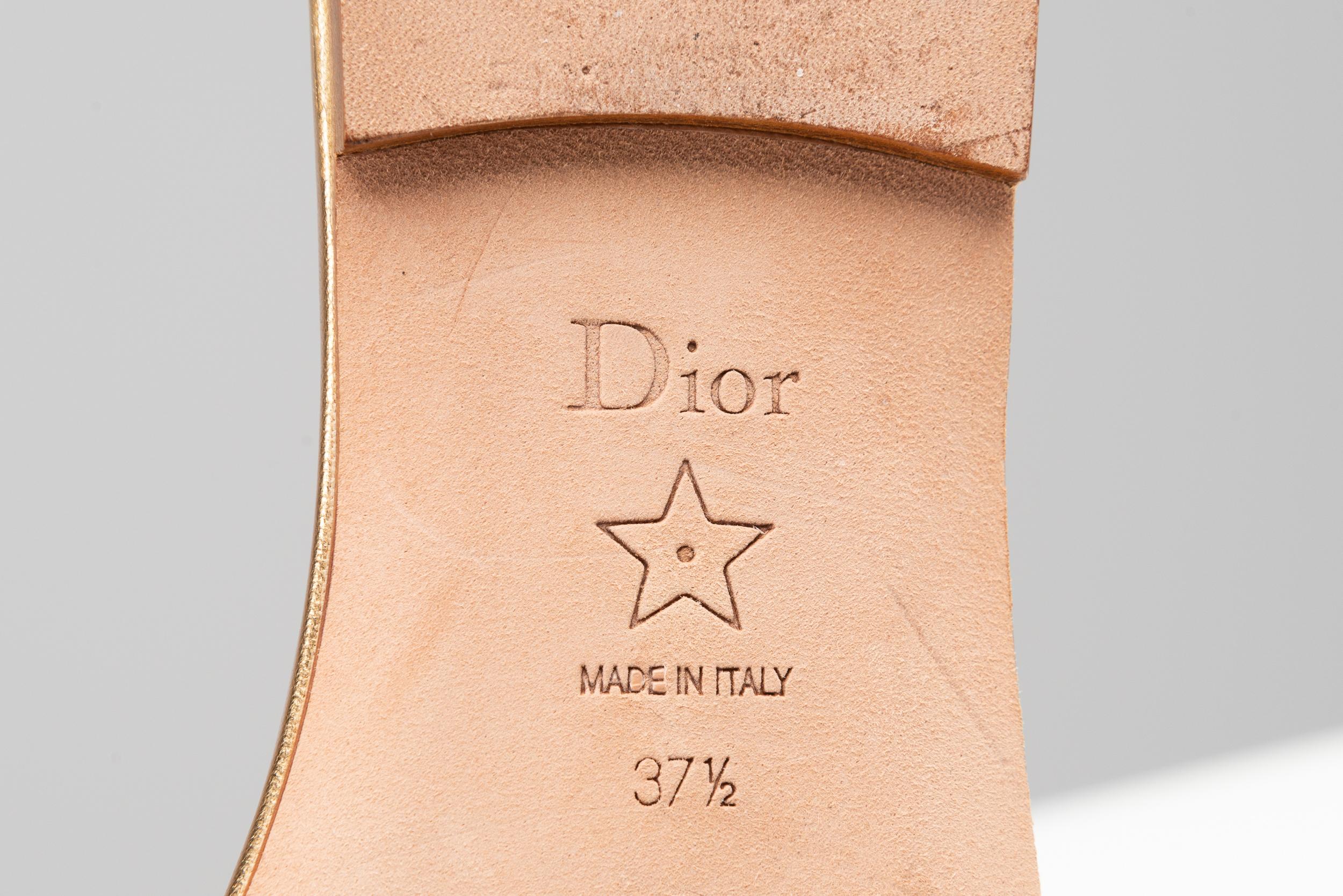 Dior Dway Slide Sandal Size 37 1/2 9