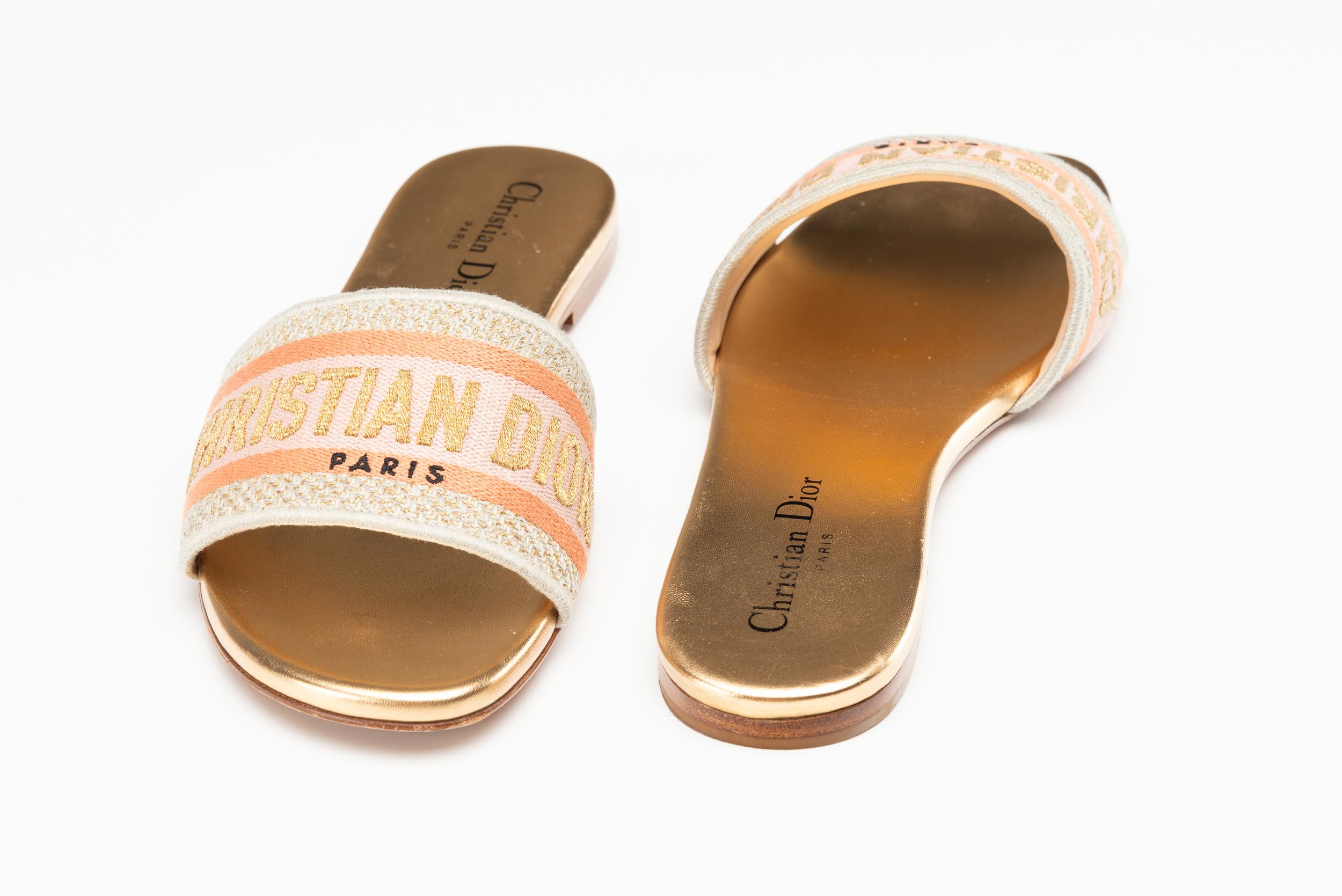Women's or Men's Dior Dway Slide Sandal Size 37 1/2