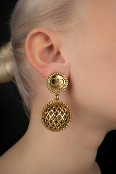 Dior earrings by Gianfranco Ferré circa 1990
