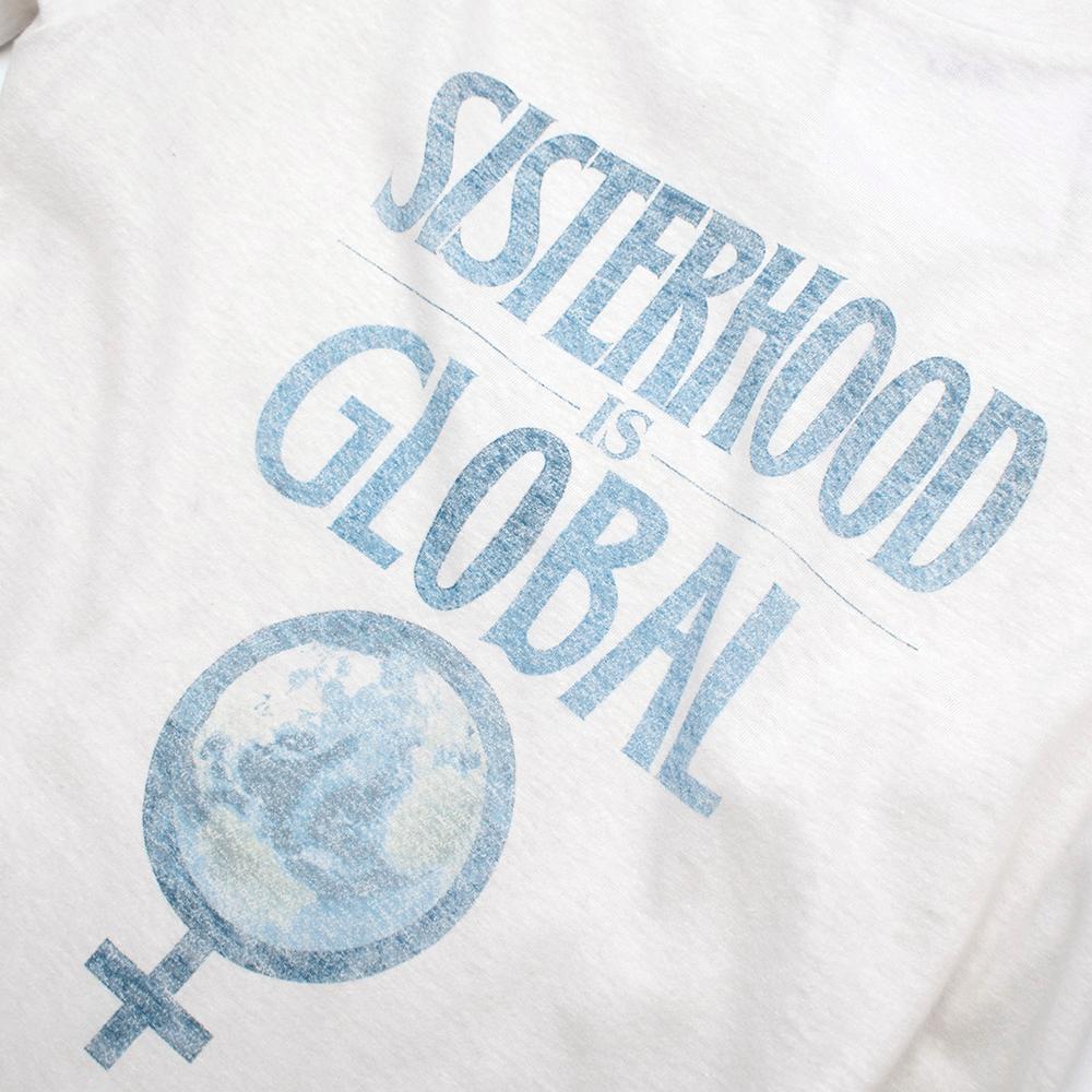 Dior Ecru Sisterhood is Global T-Shirt - Size S 1