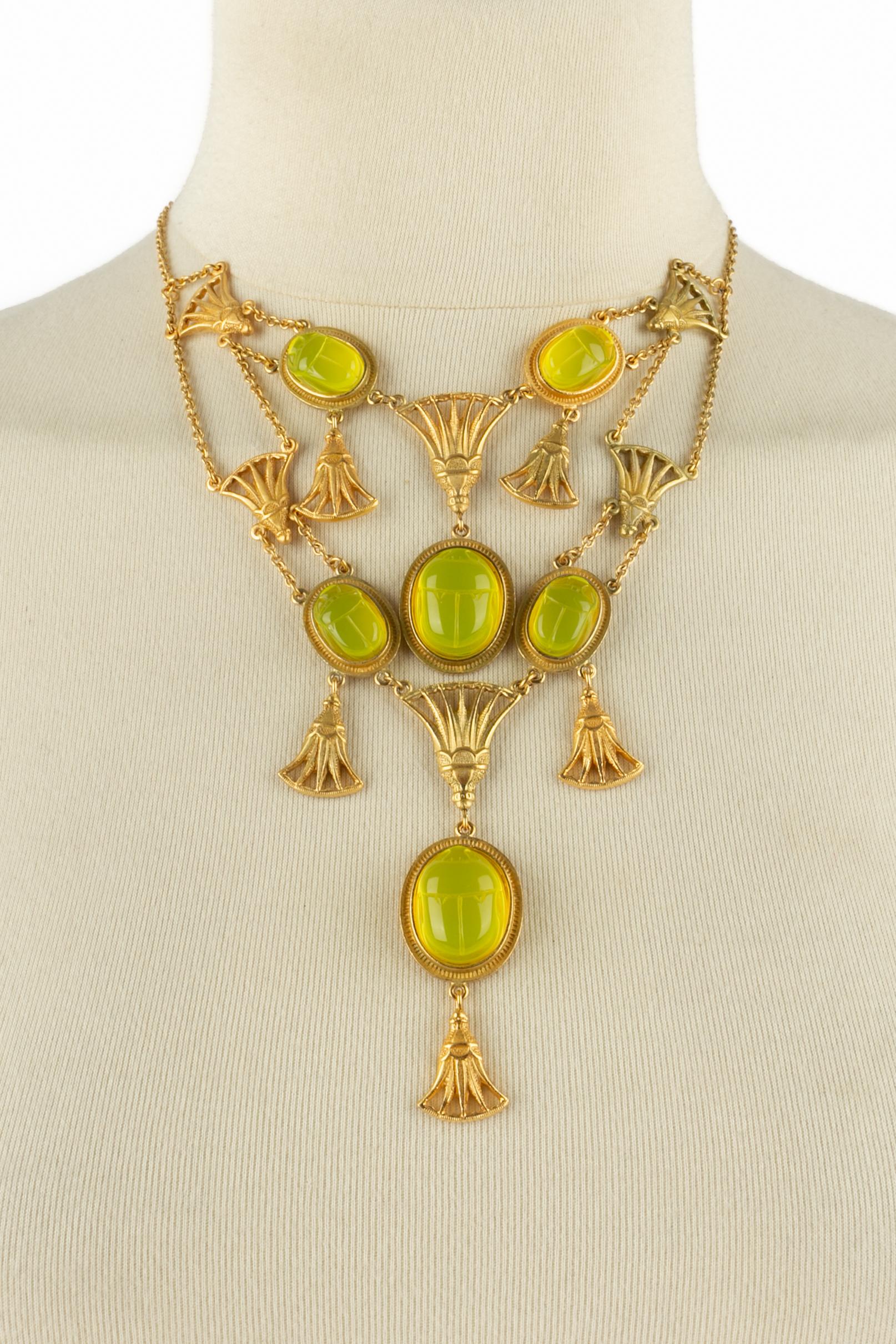 Set di gioielli egiziani Dior in vendita 6