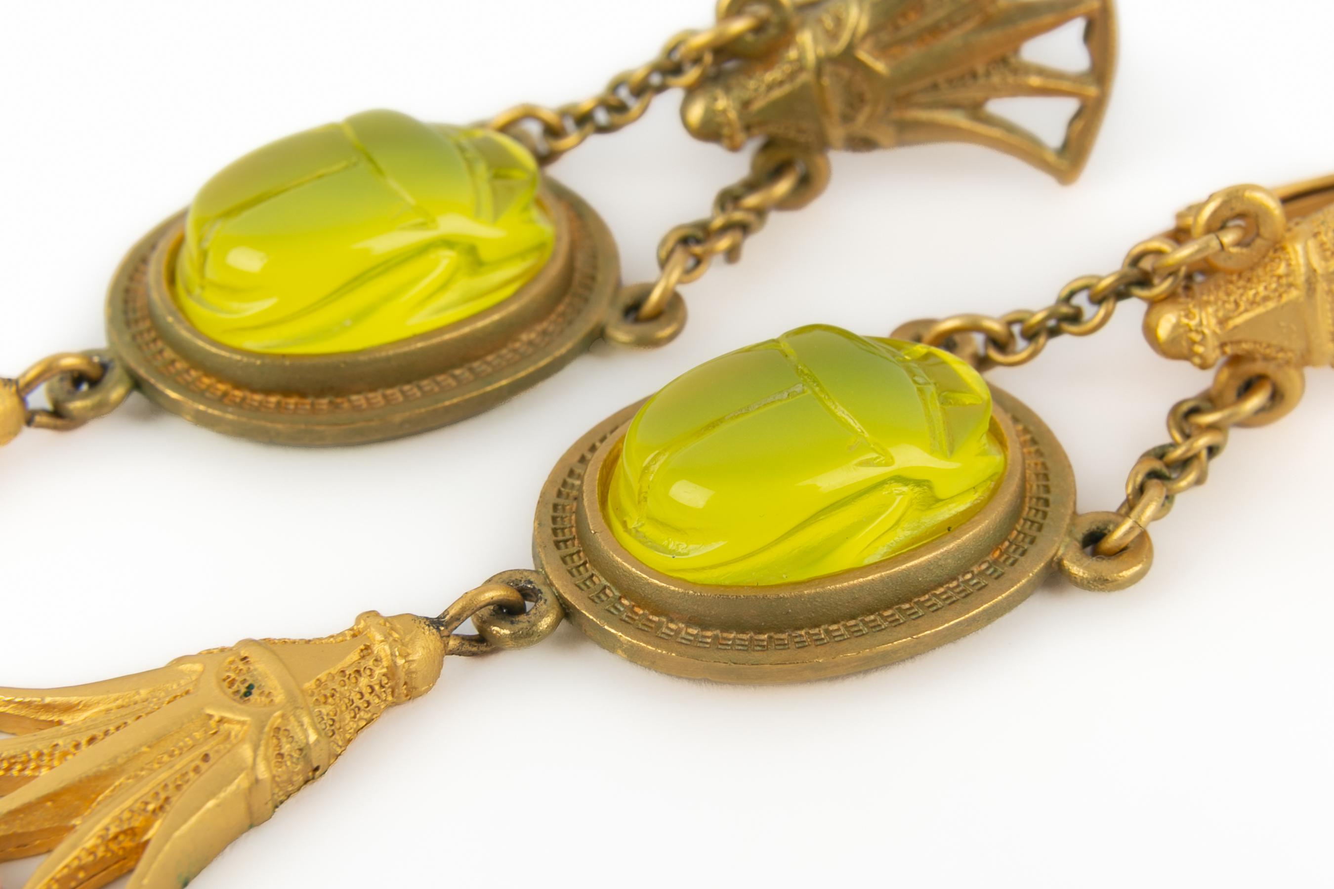Set di gioielli egiziani Dior in vendita 9