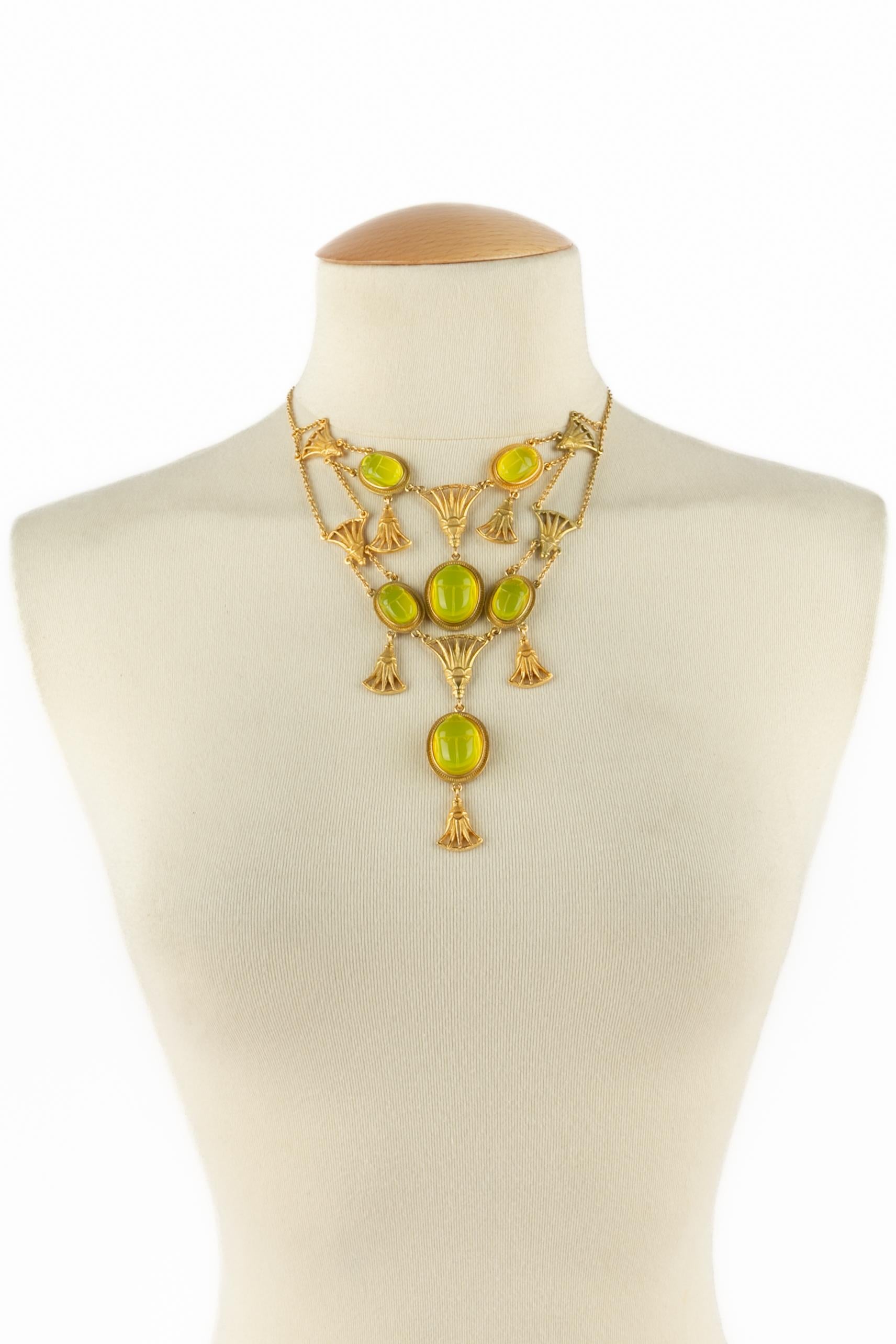Set di gioielli egiziani Dior in vendita 5
