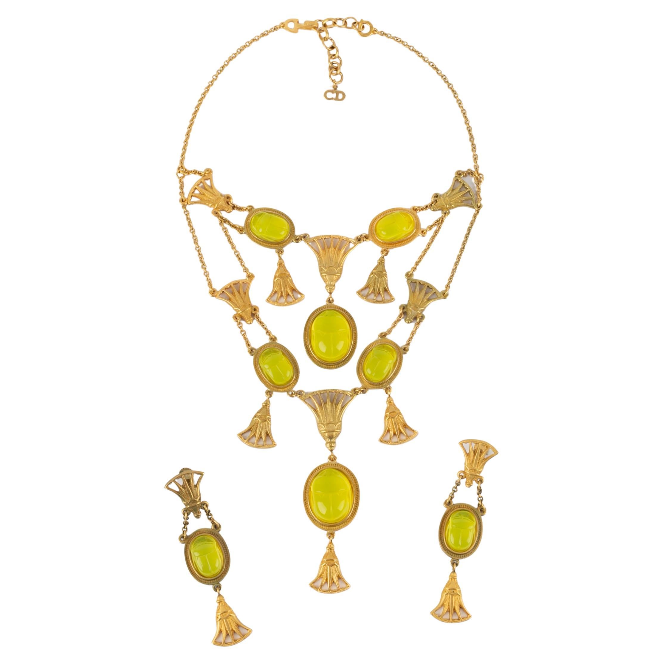 Set di gioielli egiziani Dior in vendita