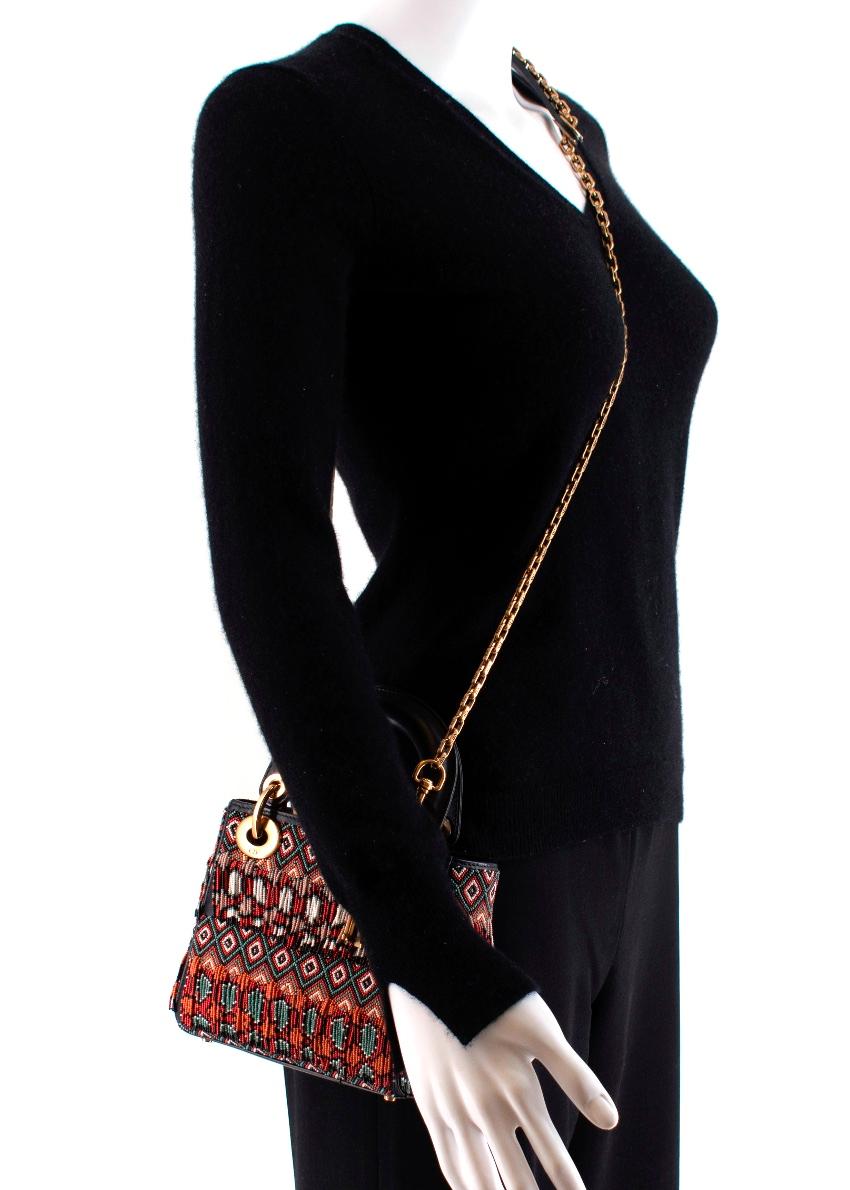 Borsa Dior ricamata con frange Mini Dior 5