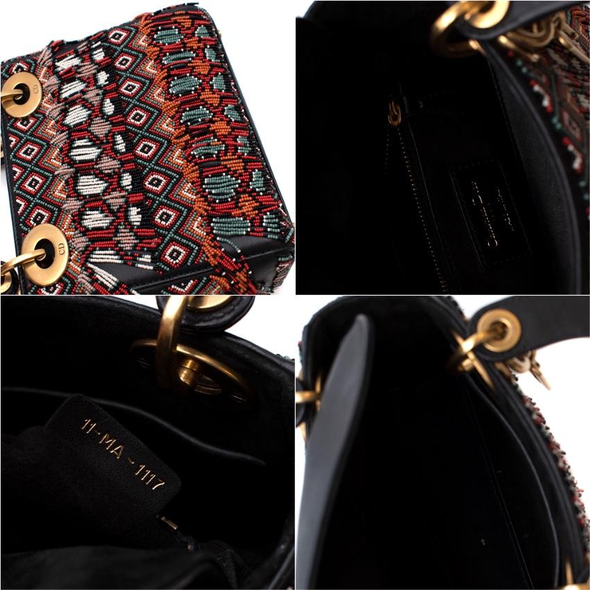 Borsa Dior ricamata con frange Mini Dior 2
