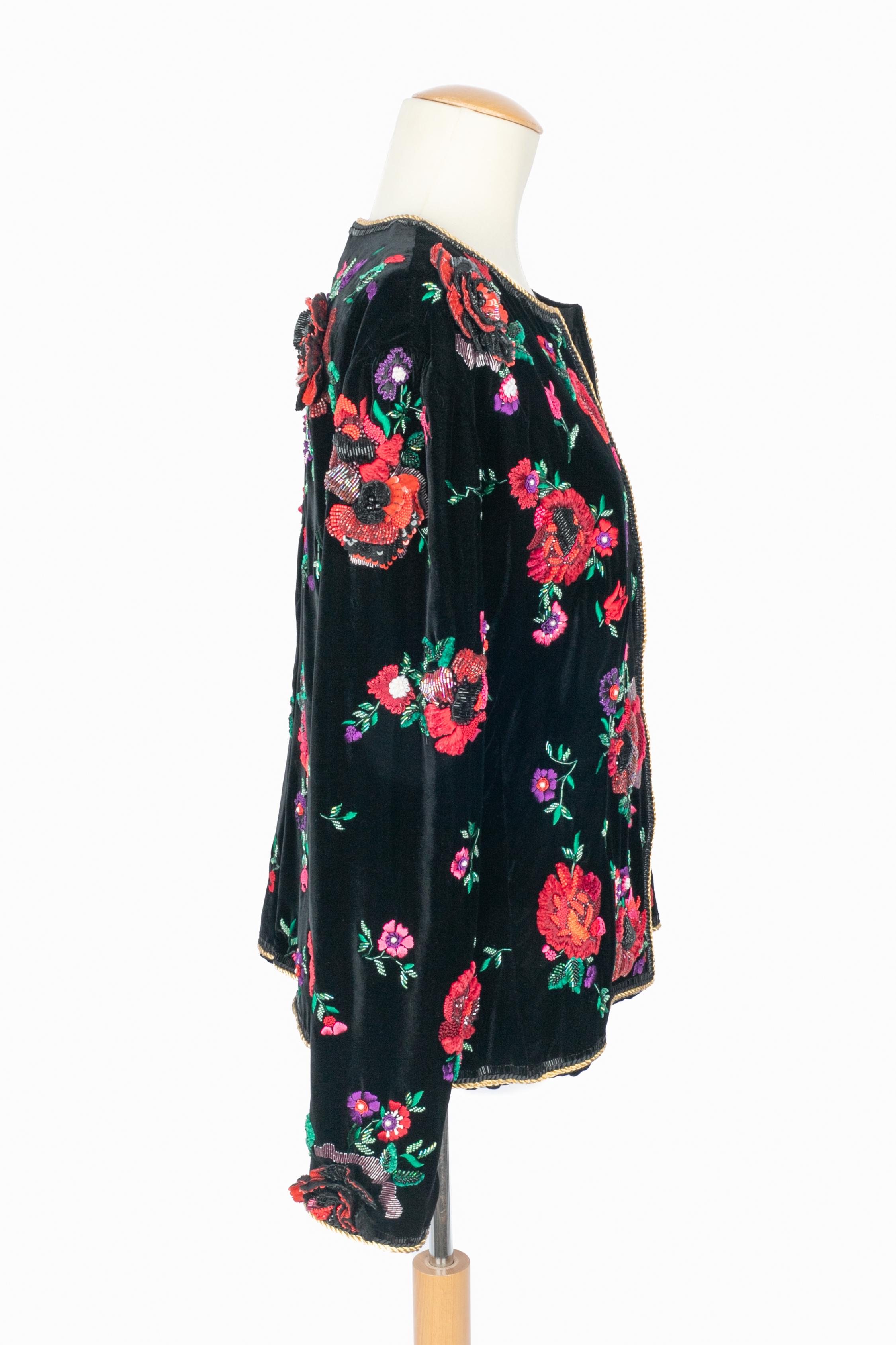 Bestickte Jacke von Dior Damen im Angebot