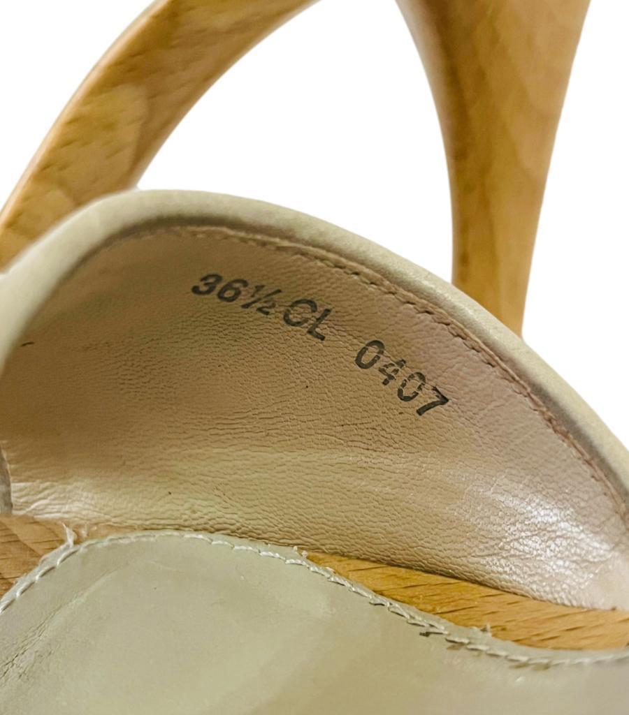 Dior Embroidered Leather 'CD' Clog Sandals 5