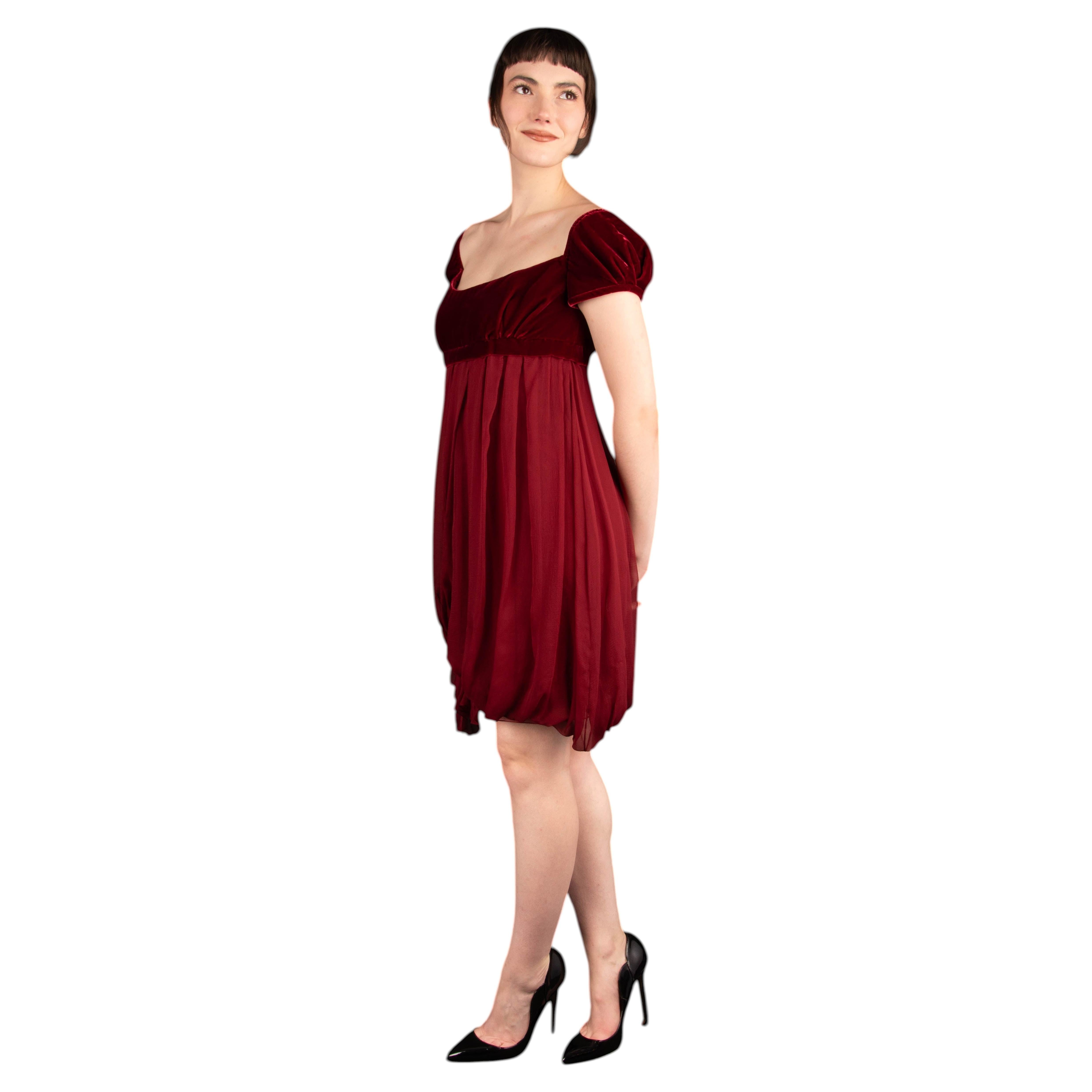 Dior empire waist dress by John Galliano Autumn-Winter 2011 For Sale