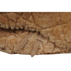 Dior ERL Venice Saddle Bag Marrone Shearling Pelliccia Catena Crossbody Tracolla