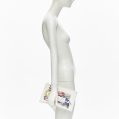 DIOR Ete 2023 30 Avenue Montaigne Paris floral print canvas zip pouch