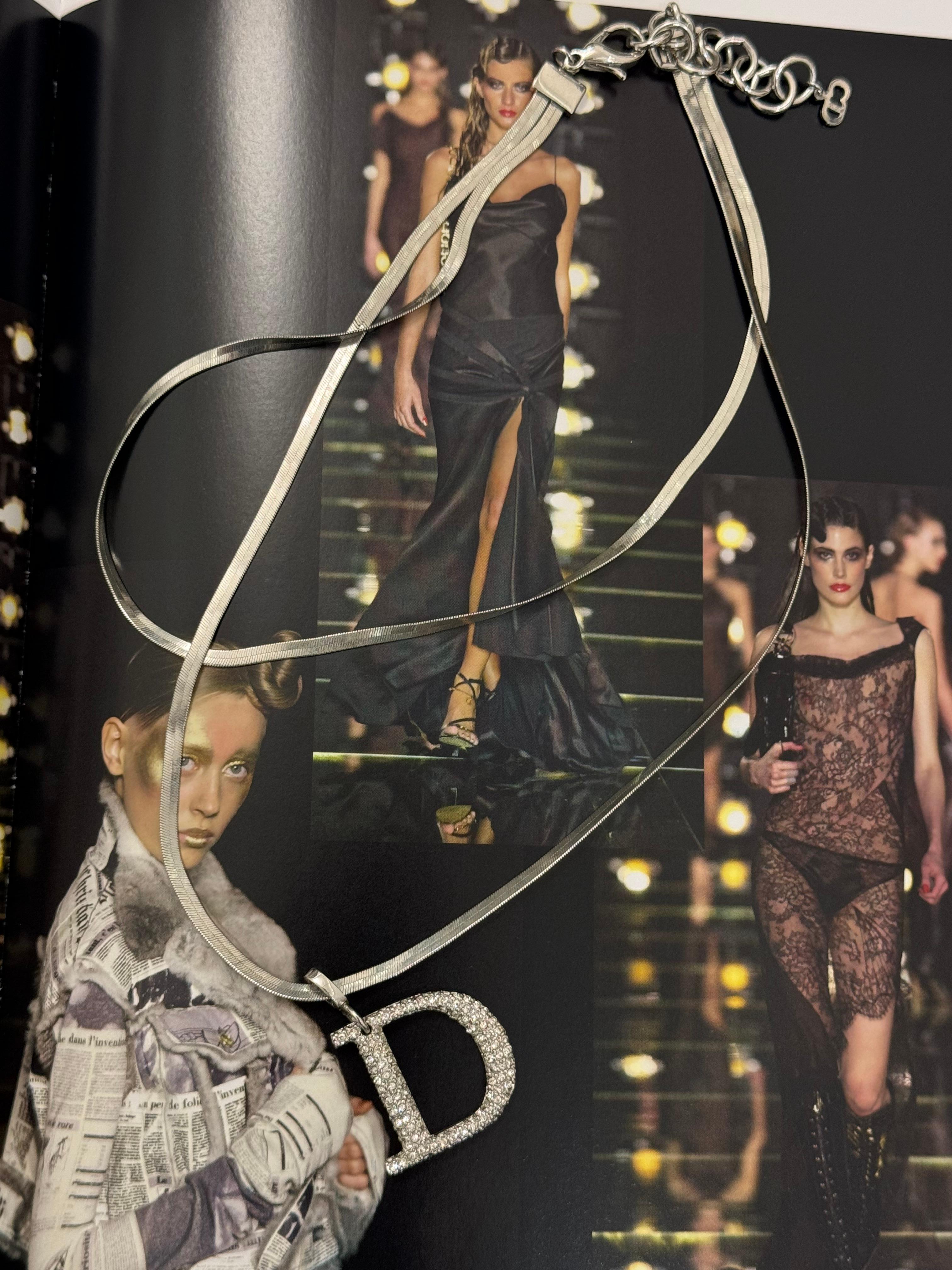 Collana della passerella Dior A/I 2000 di John Galliano in vendita 5