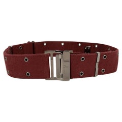 Cintura in tessuto e pelle Dior