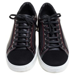 Dior Fabric And Leather Low Top Sneaker Size 42