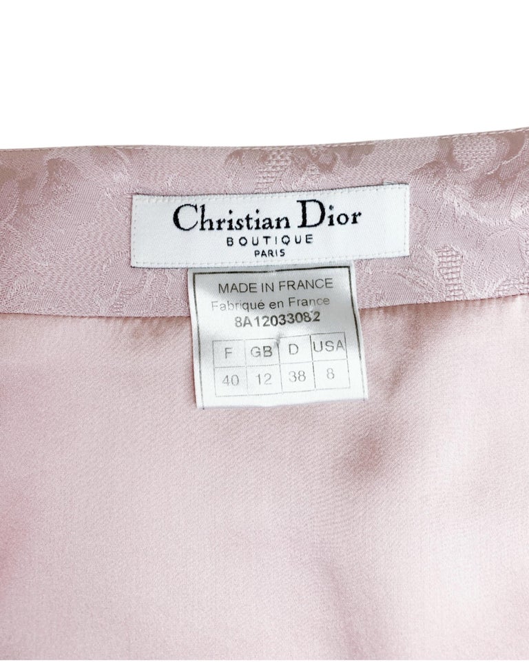 Dior Fall 1998 Jacquard Suit For Sale 8