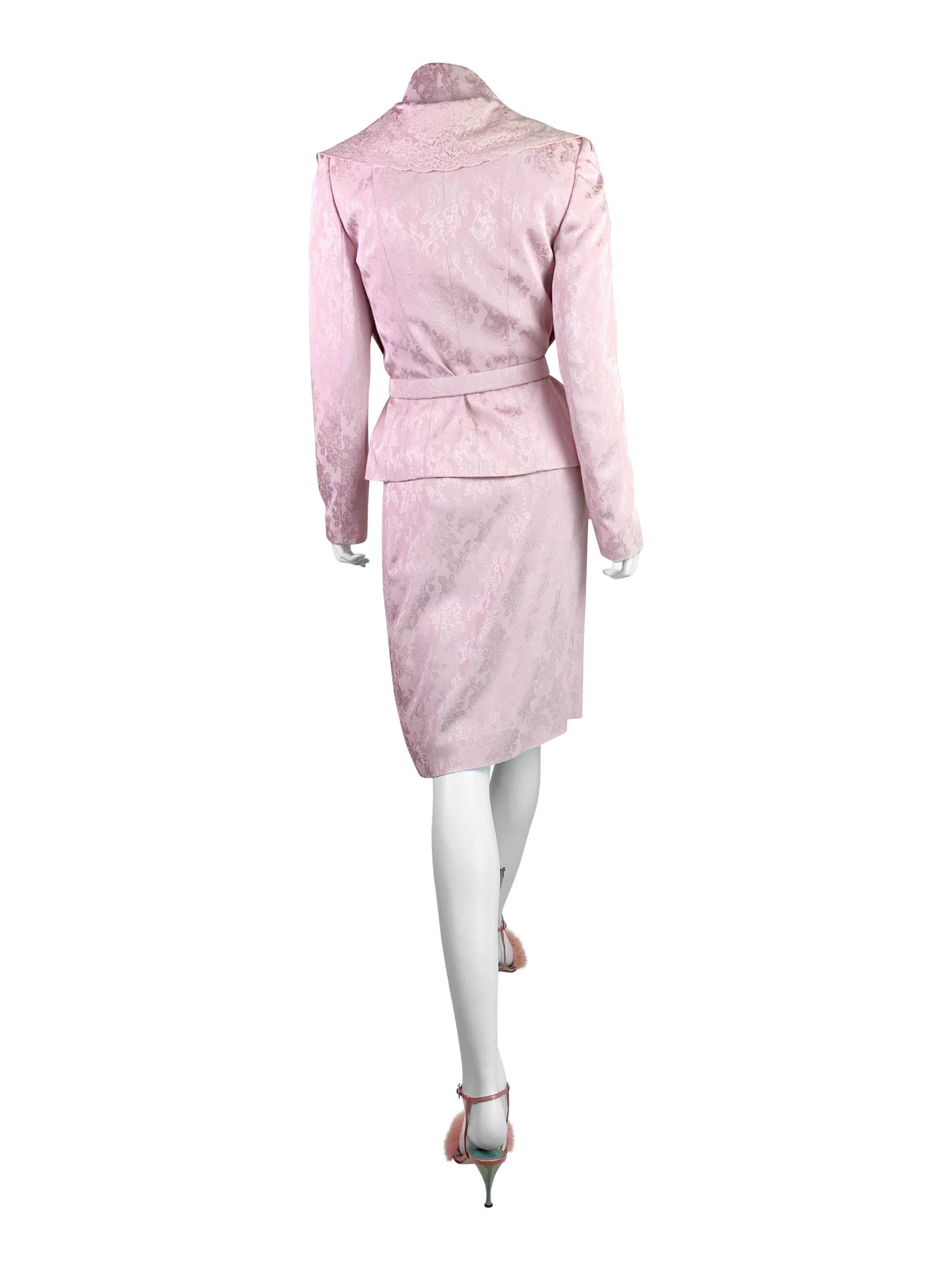 Grigio Abito Jacquard Dior Autunno 1998